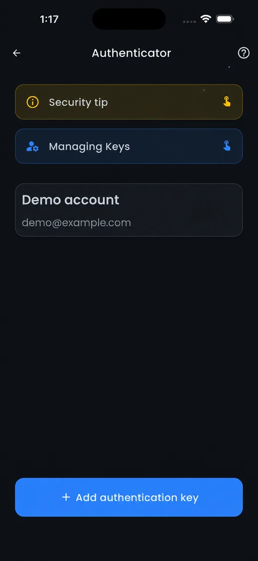 PTERI Wallet app interface